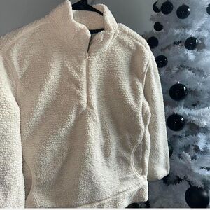 GAP Cream Sherpa Fleece Jacket